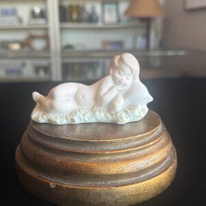 Lladro Children’s Nativity, Baby Jesus, Bisque Porcelain - Vintage
